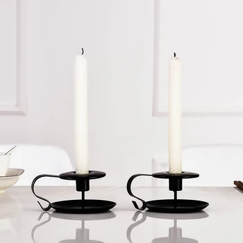 Black Vintage Iron Metal Candle Holder Wedding Candlesticks Menorah Pillar Candle Holder Modern Porta Velas Dinner Table BW50ZT
Black Vintage Iron Metal Candle Holder Wedding Candlesticks Menorah Pillar Candle Holder Modern Porta Velas Dinner Table BW50ZT
