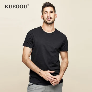 KUEGOU 2020 Summer 100% Cotton Plain White T Shirt Men Tshirt Brand T-shirt Short Sleeve Tee Shirt Fashion Clothes Plus Size 396
KUEGOU 2020 Summer 100% Cotton Plain White T Shirt Men Tshirt Brand T-shirt Short Sleeve Tee Shirt Fashion Clothes Plus Size 396