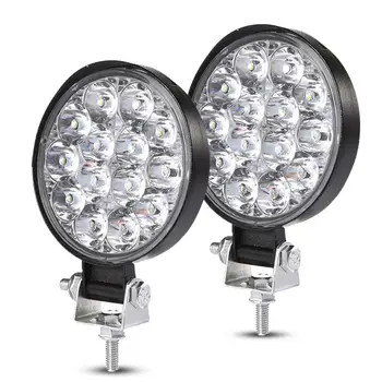 3.4" 42W Car LED Floodlight For Wrangler JEEP Modified Lamp 14 Lights 2590LM 6000K FOR Thin Version Off-road Car Work Light Bar
3.4" 42W Car LED Floodlight For Wrangler JEEP Modified Lamp 14 Lights 2590LM 6000K FOR Thin Version Off-road Car Work Light Bar