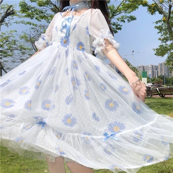 Summer japanese lolita dress square collar floral meshikawaii dress high waist gothic lolita op lace bowknot victorian dress new
Summer japanese lolita dress square collar floral meshikawaii dress high waist gothic lolita op lace bowknot victorian dress new