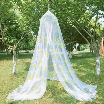 Bed Mosquito Net Canopy Glowing Stars Lightweight Dreamy moustiquaire for Children Infants 
Bed Mosquito Net Canopy Glowing Stars Lightweight Dreamy moustiquaire for Children Infants