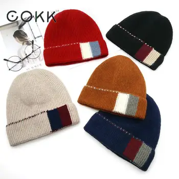 COKK Soft Beanie Men Unisex Winter Hats For Women Knitted Wool Warm Hats Lady Velvet Thick Warm Beanies Skull Cap Bonnets Gorras
COKK Soft Beanie Men Unisex Winter Hats For Women Knitted Wool Warm Hats Lady Velvet Thick Warm Beanies Skull Cap Bonnets Gorras