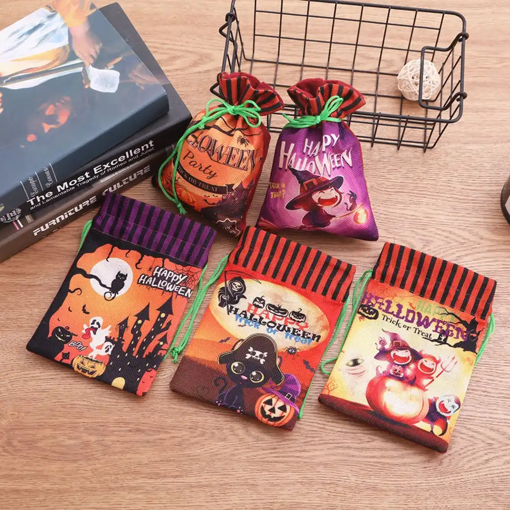 cotton pouch beam port drawstring bag sack party candy kid gift