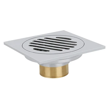 Stainless steel floor drainage shower drainage bath drainage odor trap shower drain 10 x 10cm
Stainless steel floor drainage shower drainage bath drainage odor trap shower drain 10 x 10cm