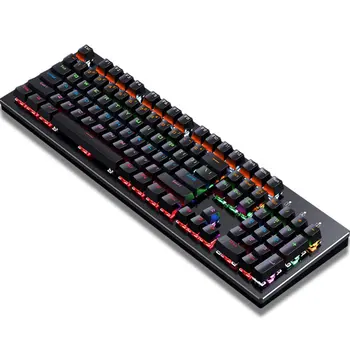K880 RGB LED Backlit Mechanical Gaming Keyboard with104 Keys -Linear and Quiet- Red Switches Fast Actuation 
K880 RGB LED Backlit Mechanical Gaming Keyboard with104 Keys -Linear and Quiet- Red Switches Fast Actuation