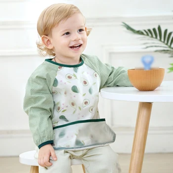 Cartoon Baby Bibs Waterproof Kid Eating Clothing Children's Long Sleeves Feeding Smock Bib Baby Apron Bandana Bebes Bibs Stuff 
Cartoon Baby Bibs Waterproof Kid Eating Clothing Children's Long Sleeves Feeding Smock Bib Baby Apron Bandana Bebes Bibs Stuff