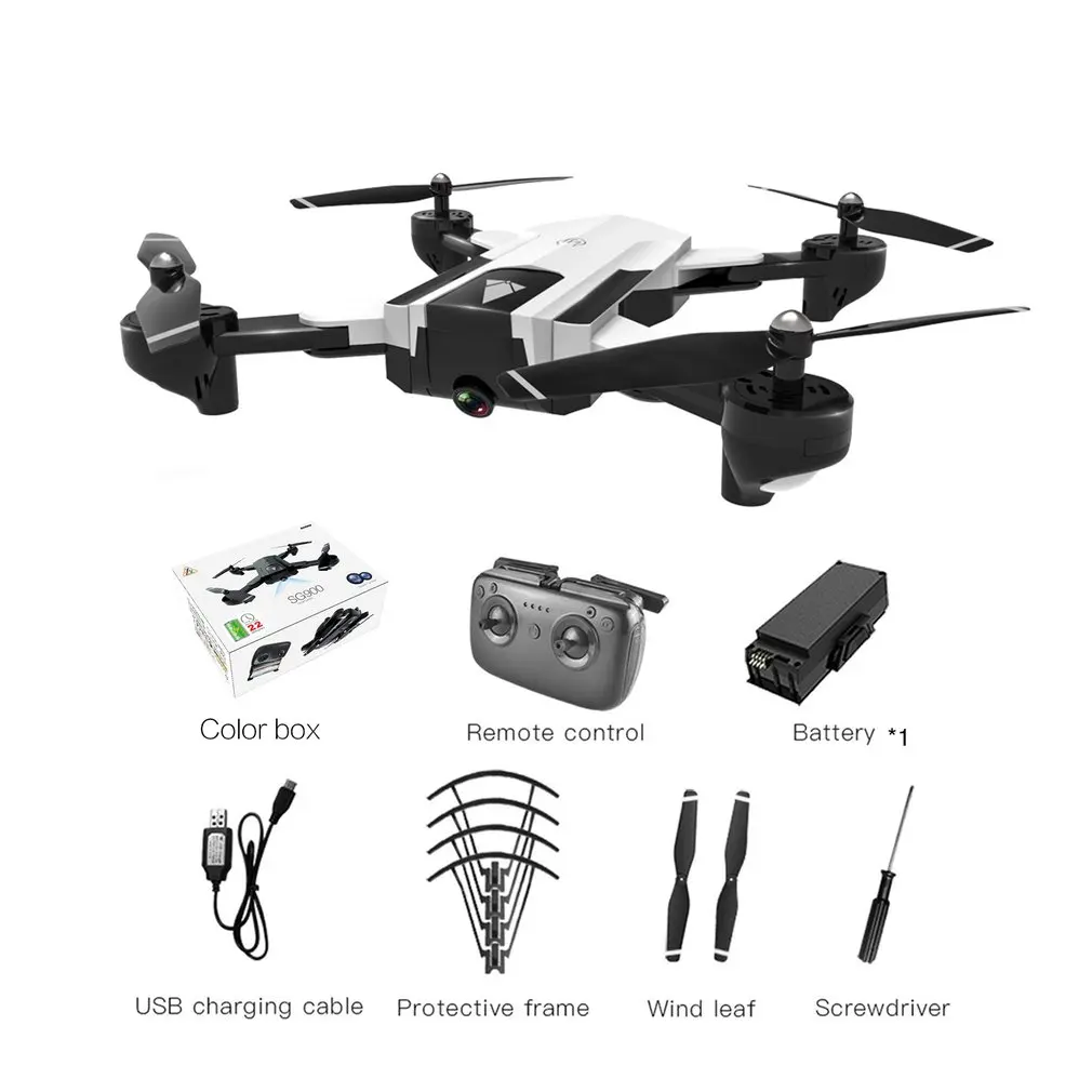 SG900 Foldable RC Drone 2.4GHz WIFI FPV Drones Optical Flow Positioning RC Drone With 4K Camera & 1100mAh Battery
SG900 Foldable RC Drone 2.4GHz WIFI FPV Drones Optical Flow Positioning RC Drone With 4K Camera & 1100mAh Battery