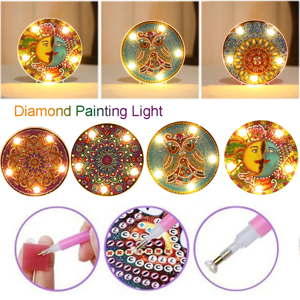 1PC DIY Crafts Sewing Embroidery Tool 5D Round Diamond Point Drill Pen and 5D Diamond Painting LED Night Light DIY Rhinestones
1PC DIY Crafts Sewing Embroidery Tool 5D Round Diamond Point Drill Pen and 5D Diamond Painting LED Night Light DIY Rhinestones