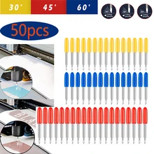 50PCS 30/45/60 Degrees Roland Cricut Plotter Blade Knife Cutter Blades Vinyl Cutter Offset Knife Replacement Blades Carving Tool
50PCS 30/45/60 Degrees Roland Cricut Plotter Blade Knife Cutter Blades Vinyl Cutter Offset Knife Replacement Blades Carving Tool