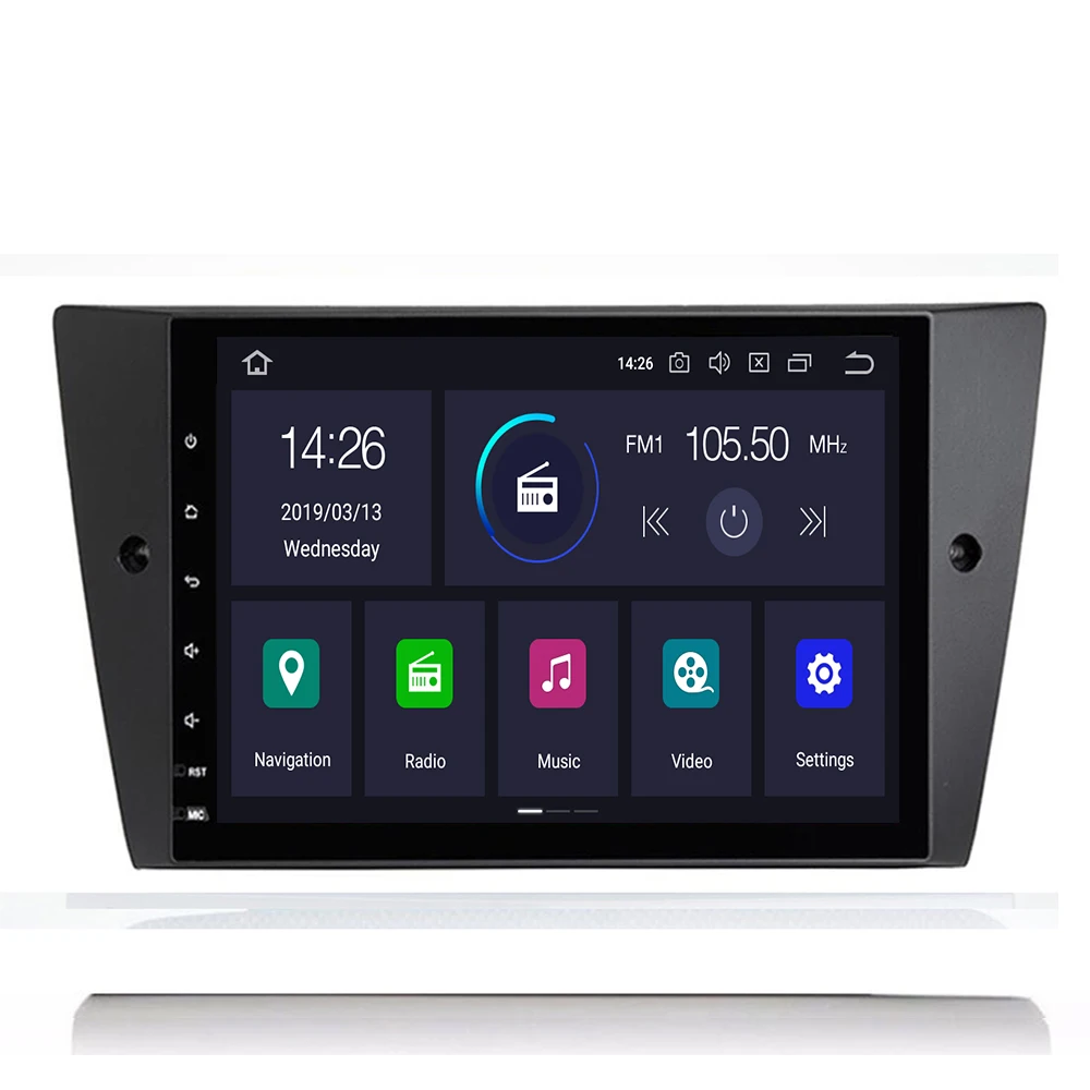 9-дюймовый сенсорный автомобильный радиоприемник dvd gps мультимедийный навигатор