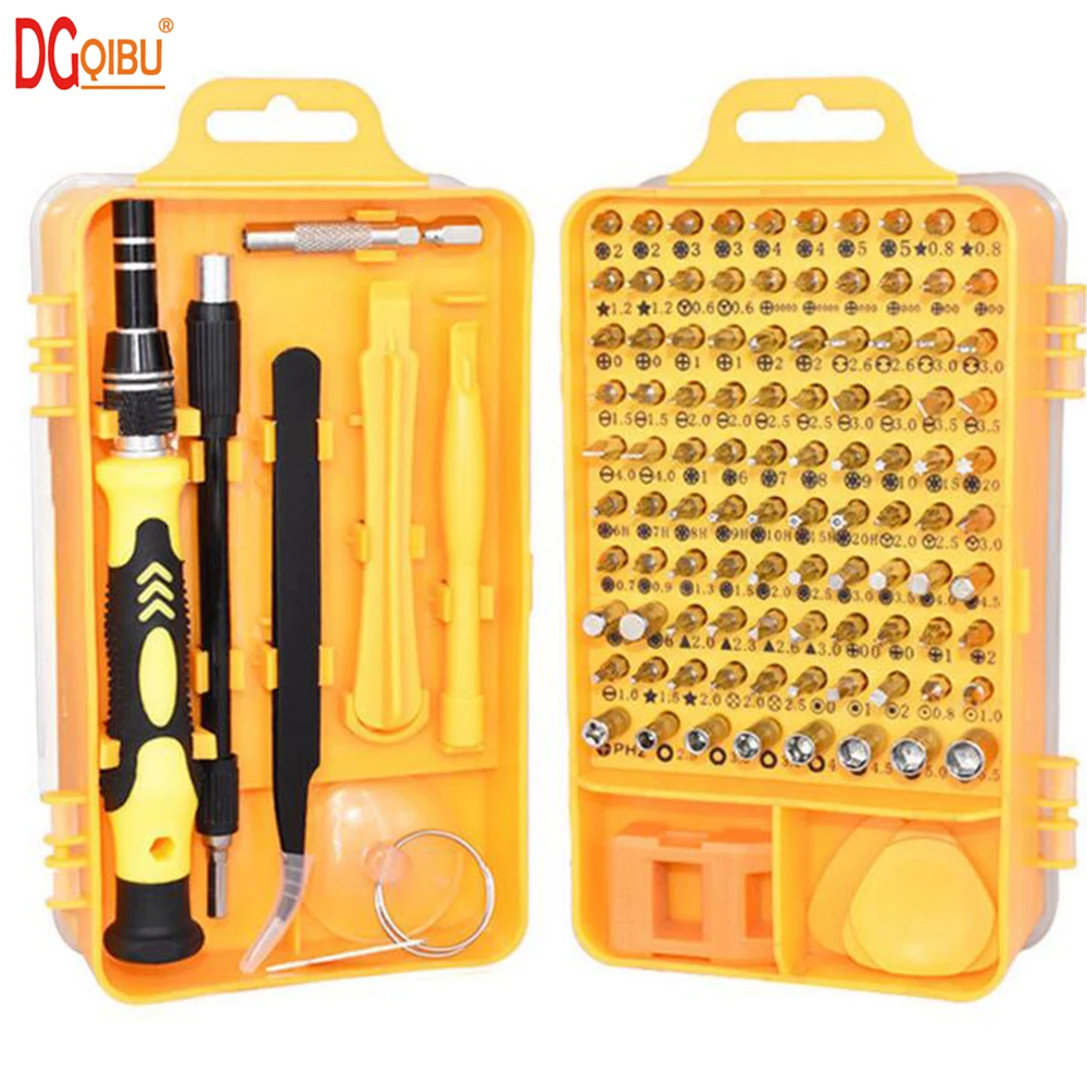 115 In 1 Screwdriver Set Multi-function Computer PC Mobile Phone Digital Electronic Device Repair Hand Home Screwdriver Tool Bit
115 In 1 Screwdriver Set Multi-function Computer PC Mobile Phone Digital Electronic Device Repair Hand Home Screwdriver Tool Bit