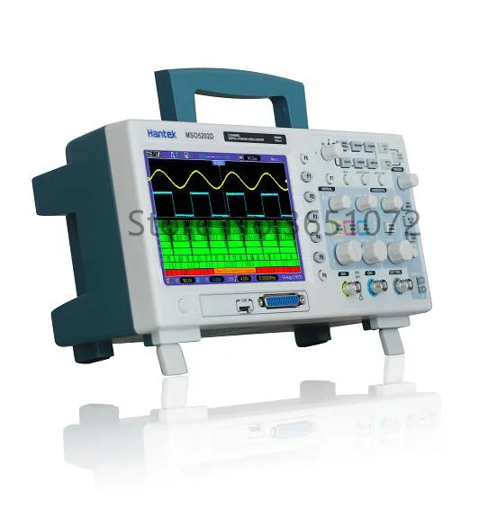 Hantek MSO5202D 200MHz 2Channels 1GSa/s Oscilloscope & 16Channels Logic Analyzer 2in1 USB,800x480
Hantek MSO5202D 200MHz 2Channels 1GSa/s Oscilloscope & 16Channels Logic Analyzer 2in1 USB,800x480
