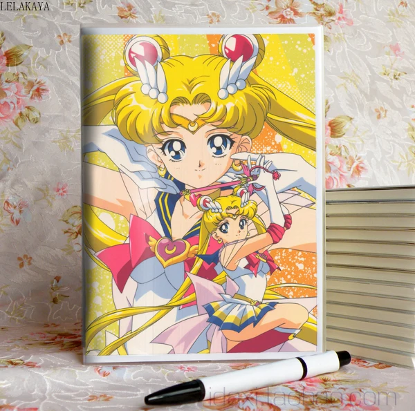 21*15cm Cartoon sakura Sailor Moon DIY Stationery Notebook Action Figure Printed Students Copy A5 Rubber Cover Diary Book Gift
21*15cm Cartoon sakura Sailor Moon DIY Stationery Notebook Action Figure Printed Students Copy A5 Rubber Cover Diary Book Gift