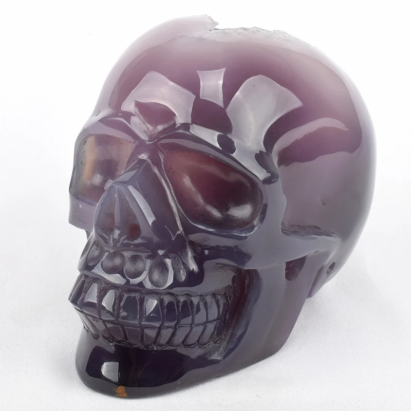 Natural Agate Geode Hand Carved Quartz Crystal Skull Statue Reiki Healing Stone Skull Sculpture Home Decor Art Collection
Natural Agate Geode Hand Carved Quartz Crystal Skull Statue Reiki Healing Stone Skull Sculpture Home Decor Art Collection