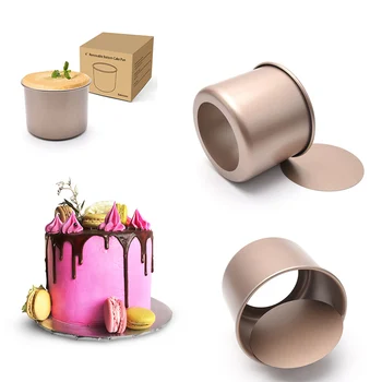 4 Inches Aluminum Alloy Non-stick Round Cake Removable Bottom RoundBaking Mould Deepen Pan Bakeware Tools
4 Inches Aluminum Alloy Non-stick Round Cake Removable Bottom RoundBaking Mould Deepen Pan Bakeware Tools