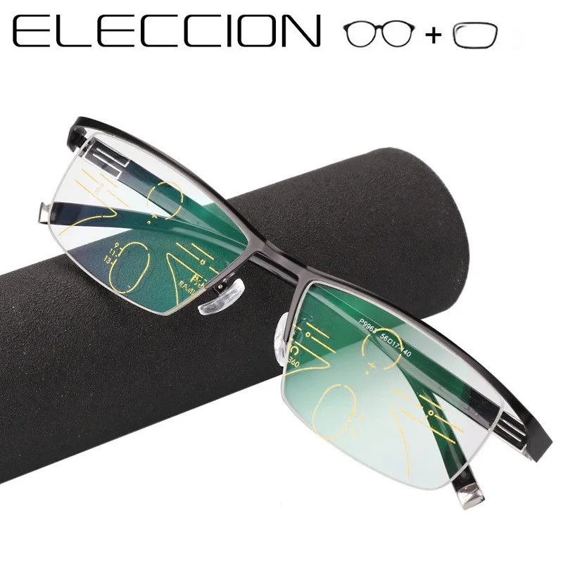 Internal Progressive Glasses Optical Aspherical Lenses Prescription Glasses for Sight 2020 Titanium Alloy Men Myopia Eyeglasses
Internal Progressive Glasses Optical Aspherical Lenses Prescription Glasses for Sight 2020 Titanium Alloy Men Myopia Eyeglasses