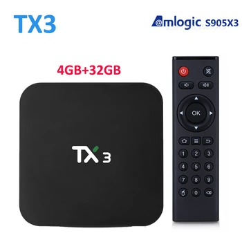 AmlogicS905X3 TX3 Android Tv Box Youtube MediaPlayer 4GB32GB 2.4G5G WIFI 1000M BT4.0 1080P Set TvBox 8K Tanix TX3 S905X3
AmlogicS905X3 TX3 Android Tv Box Youtube MediaPlayer 4GB32GB 2.4G5G WIFI 1000M BT4.0 1080P Set TvBox 8K Tanix TX3 S905X3