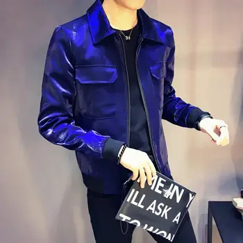 Sharp Shinny Mens Jackets And Coats Jaqueta Masculino Royal Blue Black Grey Green Stage Clothing For Singer Club Party Jacket
Sharp Shinny Mens Jackets And Coats Jaqueta Masculino Royal Blue Black Grey Green Stage Clothing For Singer Club Party Jacket