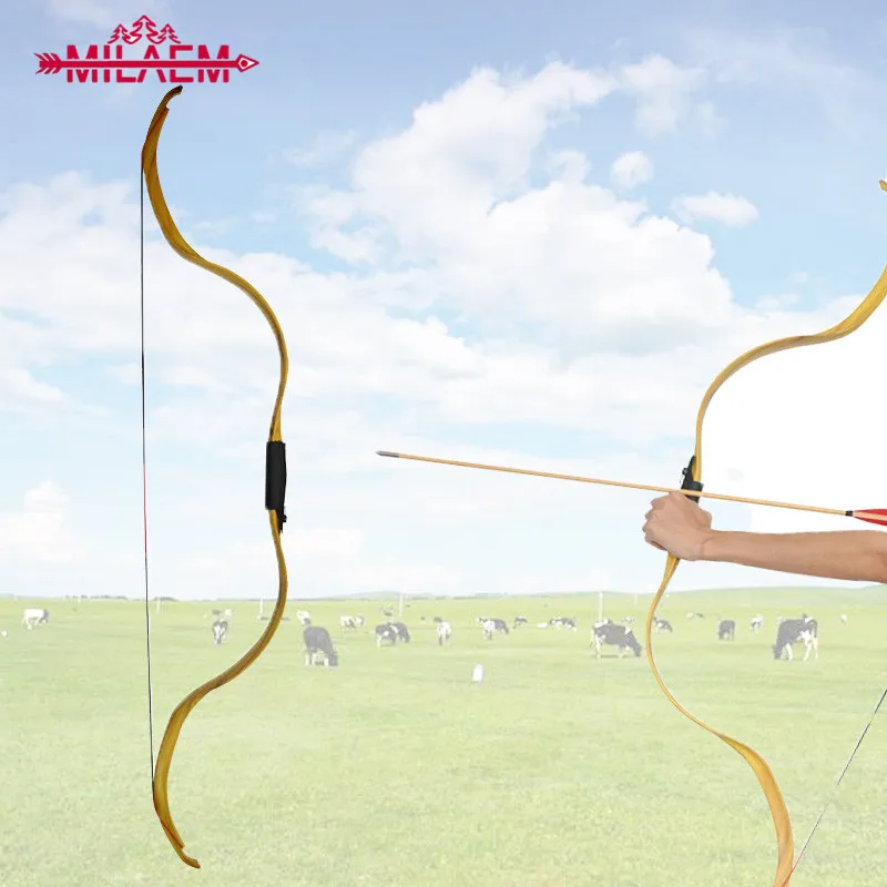 25lbs Traditional Archery Hunting Bow Outdoor Shooting Recurve Bow Mongolian Horse Longbow Entertainment Arc Moon Bow Equipment
25lbs Traditional Archery Hunting Bow Outdoor Shooting Recurve Bow Mongolian Horse Longbow Entertainment Arc Moon Bow Equipment