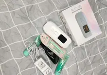 Depiladora láser permanente para mujeres, fotodepiladora Facial indolora, 900000 Flash IPL, nueva