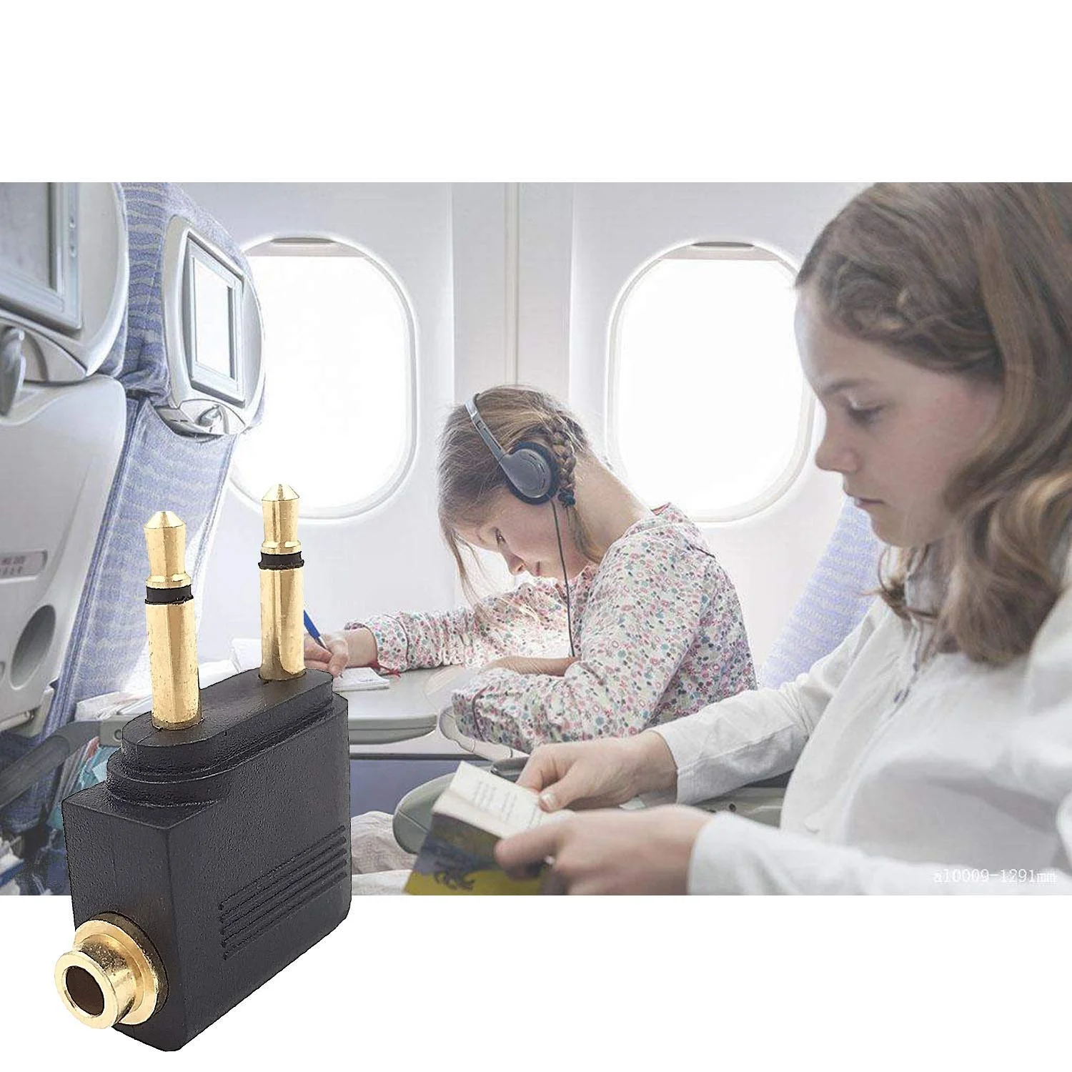 Airplane Airline Flight Stereo 3.5mm Adapter for V-Moda Crossfade M-200 M-100 M-80 LP2 LP XS V-80 Forza Metallo Zn Headphones Airplane Airline Flight Stereo 3.5mm Adapter for V-Moda Crossfade M-200 M-100 M-80 LP2 LP XS V-80 Forza Metallo Zn Headphones