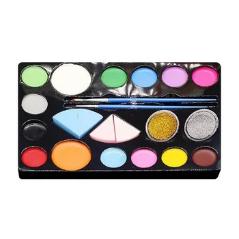 1pc 14-color Body Painting Children Makeup Set With 4 Sponges Creative Halloween Face Paint Gifts For Kids Parties Makeup Tools
1pc 14-color Body Painting Children Makeup Set With 4 Sponges Creative Halloween Face Paint Gifts For Kids Parties Makeup Tools