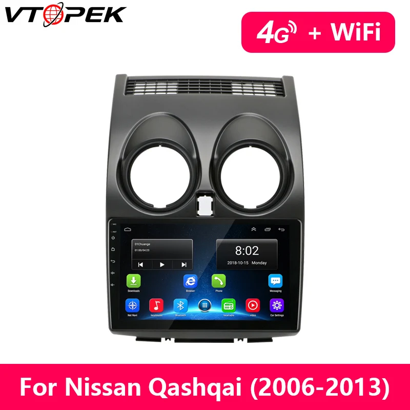 Vtopek 9 Inch 4G Wifi Android Car Radio Multimedia Video Player Navigation GPS for Nissan Qashqai 2006-2013 RDS DSP 2 Din Dvd
Vtopek 9 Inch 4G Wifi Android Car Radio Multimedia Video Player Navigation GPS for Nissan Qashqai 2006-2013 RDS DSP 2 Din Dvd