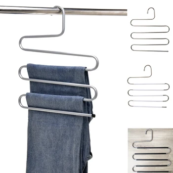5 layers S Shape MultiFunctional Clothes Hangers Pants Storage Hangers Cloth Rack Multilayer Storage Cloth Hanger Pants Hanger
5 layers S Shape MultiFunctional Clothes Hangers Pants Storage Hangers Cloth Rack Multilayer Storage Cloth Hanger Pants Hanger