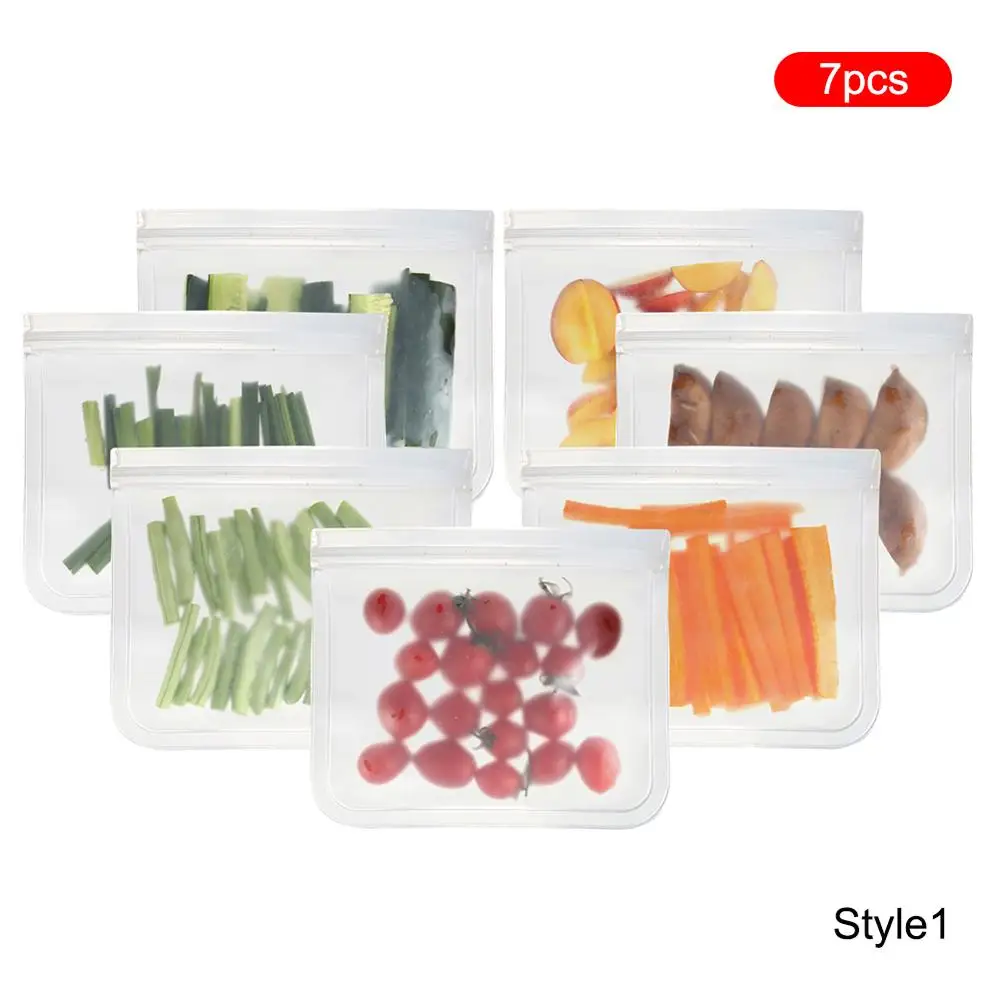 PEVA Food Storage Bags Set of 12 BPA-Free Small and Large Sizes Airtight Reusable Food Bag Food Storage Bag Resuable Storage Bag
PEVA Food Storage Bags Set of 12 BPA-Free Small and Large Sizes Airtight Reusable Food Bag Food Storage Bag Resuable Storage Bag