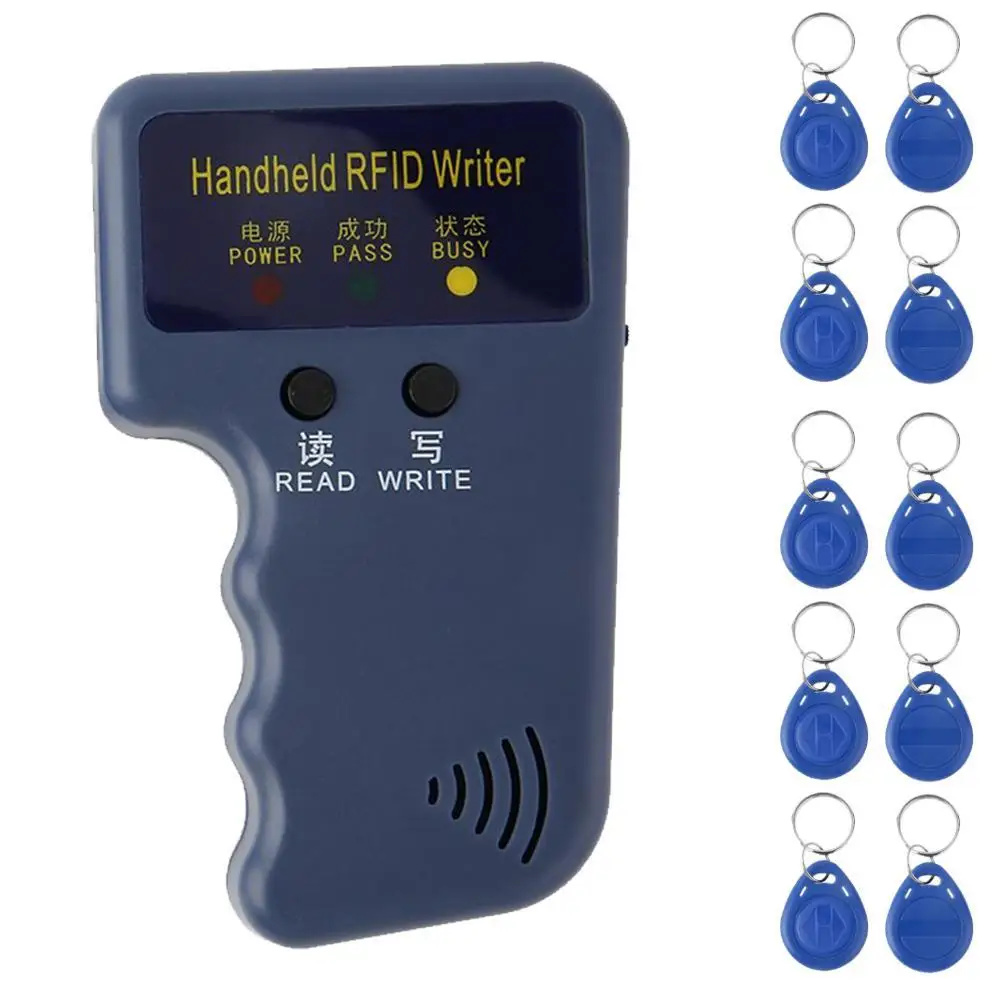 Handheld 125KHz EM4100 RFID Copier Writer Duplicator Reader Rfid Reader Copier Rfid Card Copier Reader Rfid Copier 125khz
Handheld 125KHz EM4100 RFID Copier Writer Duplicator Reader Rfid Reader Copier Rfid Card Copier Reader Rfid Copier 125khz