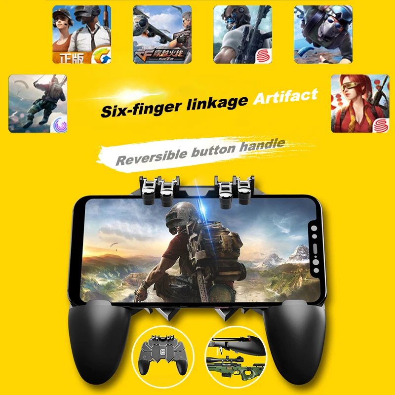 PUBG Trigger controller Button Gamepad mobile Game Peripherals tetik pubg joystick controller for samsung Android PUBG phone
PUBG Trigger controller Button Gamepad mobile Game Peripherals tetik pubg joystick controller for samsung Android PUBG phone