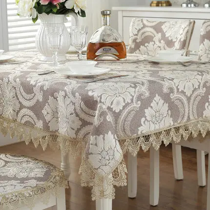 Europe luxury embroidered tablecloth table dining table cover brown Lace flower fabric table cloth table flag cover towel cover
Europe luxury embroidered tablecloth table dining table cover brown Lace flower fabric table cloth table flag cover towel cover