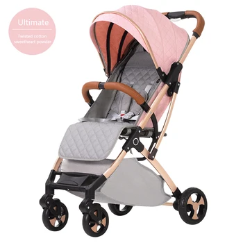 Baby stroller can sit reclining ultra light portable folding shock absorbers children push stroller
Baby stroller can sit reclining ultra light portable folding shock absorbers children push stroller
