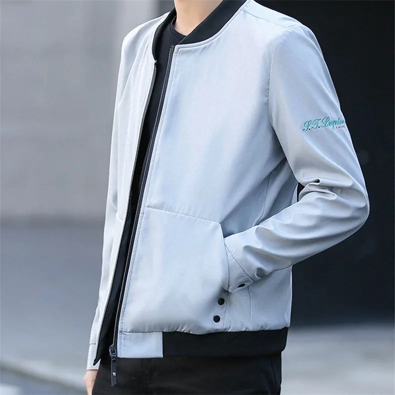 5XL Mens Jacket Autumn Bomber Jacket Coat Male Korean Japan Style Jacket Stand Baseball Collar Fashion Brand Hip Hop Streetwear 01