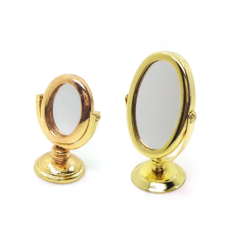 1:12 Scale Dollhouse Miniature Vintage Mini Retro Copper Vanity Mirror Furniture
1:12 Scale Dollhouse Miniature Vintage Mini Retro Copper Vanity Mirror Furniture