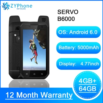 Original SERVO B6000 MTK6755 Octa Core 4G 64GB Android 6.0 OS 13MP 5000mAh IP68 Mobile Phone Support Wireless Walkie Talkie 4.7"
Original SERVO B6000 MTK6755 Octa Core 4G 64GB Android 6.0 OS 13MP 5000mAh IP68 Mobile Phone Support Wireless Walkie Talkie 4.7"