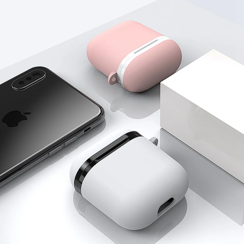 Airpod Case Cover 11 TWS Bluetooth Earphone Headphones Pouch PC Air Case For Original Apple i7S i12 i10 i30 i200 TWS Cover Pods (1)