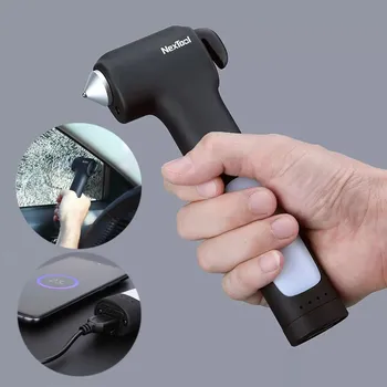 NexTool Mobile Power 3 in 1 Seek Survival Hammer Lighting Alloy Hammer Magnetic Adsorption Emergency Tool USB Charge 
NexTool Mobile Power 3 in 1 Seek Survival Hammer Lighting Alloy Hammer Magnetic Adsorption Emergency Tool USB Charge