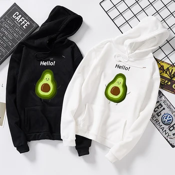Autumn Korean Fashion Avocado Letter Printing Long Sleeve Hoodies Harajuku Kawaii Oversized Streetwear Sweatshirt Sudadera Mujer 
Autumn Korean Fashion Avocado Letter Printing Long Sleeve Hoodies Harajuku Kawaii Oversized Streetwear Sweatshirt Sudadera Mujer