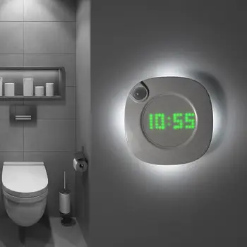 Creative PIR Motion Sensor LED Digital Wall Clock lamp Time Display Two lighting Colors USB / AAA Battey power For Bedroom Decor
Creative PIR Motion Sensor LED Digital Wall Clock lamp Time Display Two lighting Colors USB / AAA Battey power For Bedroom Decor