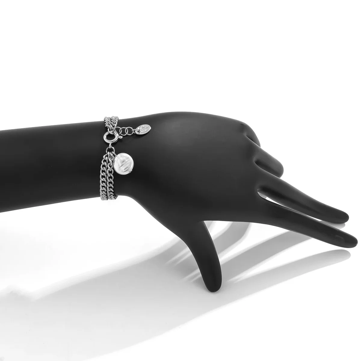 Bracelet à breloques en argent Sterling 925 pour femmes, chaîne épaisse, Vintage, Hip Hop 4