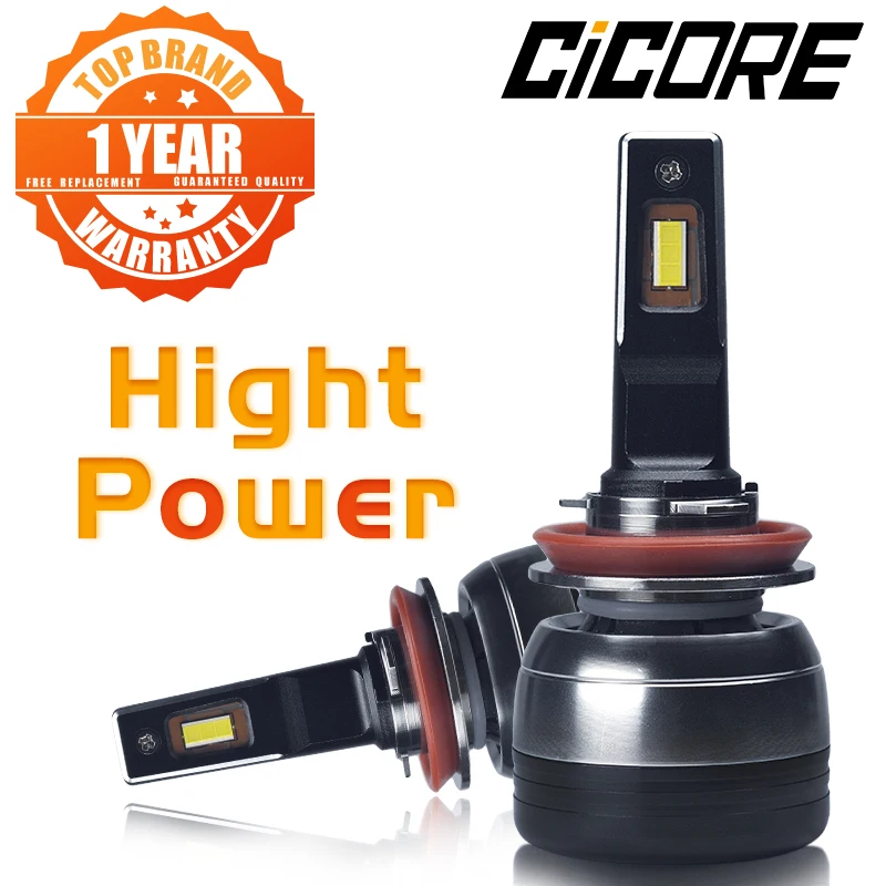 Cicore 2Pcs Mini H7 H4 LED Bulb Car Headlight H11 H1 H8 H3 H9 9005/HB3 9006/HB4 9007 Hi-Lo Beam 55W 12000LM Auto Headlamp LEDs
Cicore 2Pcs Mini H7 H4 LED Bulb Car Headlight H11 H1 H8 H3 H9 9005/HB3 9006/HB4 9007 Hi-Lo Beam 55W 12000LM Auto Headlamp LEDs