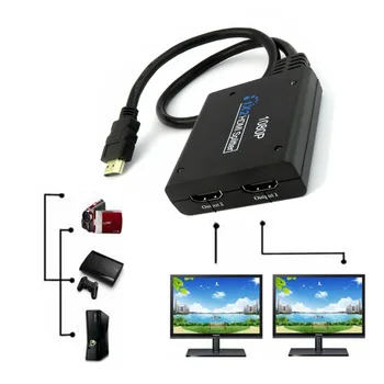 1PC HDMI 2 Dual Port Y Splitter 1080P HDMI Male to Double Female Adapter Cable 1 In 2 Out HDMI Converter Connect Cable Adapter
1PC HDMI 2 Dual Port Y Splitter 1080P HDMI Male to Double Female Adapter Cable 1 In 2 Out HDMI Converter Connect Cable Adapter