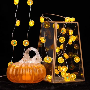 3D Pumpkin Light Halloween String 30 Lights 8 Functions Battery Box Remote Control Pumpkin Lantern Halloween Party Decor
3D Pumpkin Light Halloween String 30 Lights 8 Functions Battery Box Remote Control Pumpkin Lantern Halloween Party Decor