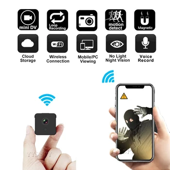 HD 1080P Mini Wifi Camera Espion Kamera Night Vision Small Body Action Micro Video Camara Magnetic Wireless Security Telecamera
HD 1080P Mini Wifi Camera Espion Kamera Night Vision Small Body Action Micro Video Camara Magnetic Wireless Security Telecamera