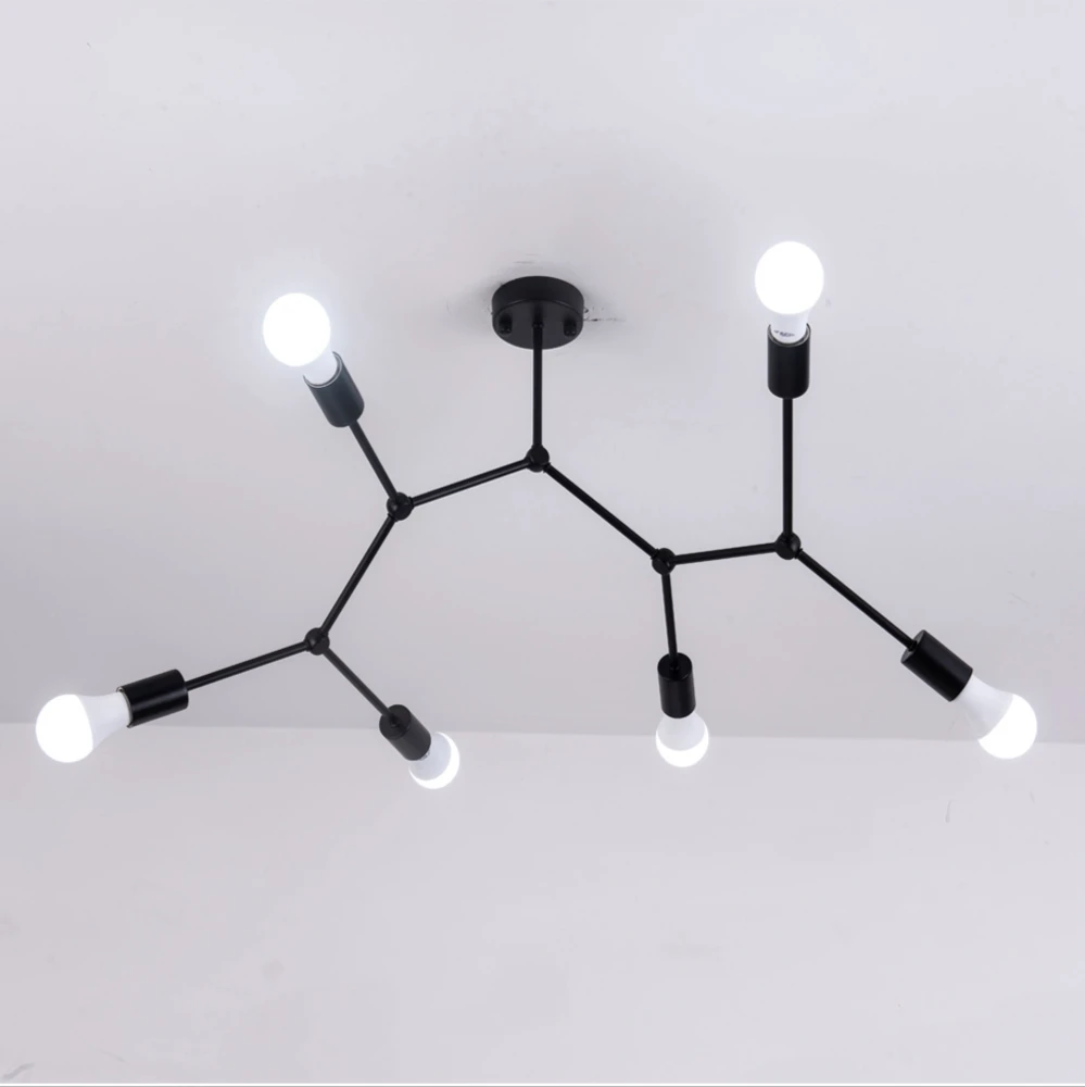 Modern LED Ceiling Chandelier Lighting Living Room Bedroom Molecular Chandeliers Multiple heads Creative Home Lighting Fixtures
Modern LED Ceiling Chandelier Lighting Living Room Bedroom Molecular Chandeliers Multiple heads Creative Home Lighting Fixtures