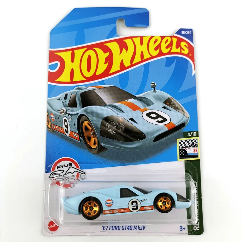 

2022-58 Hot Wheels Cars 67 FORD GT40 MK.IV 1/64 Metal Die-cast Model Collection Toy Vehicles