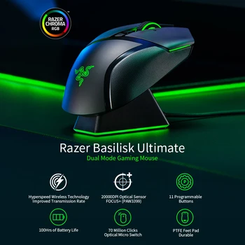 Razer basilis snake ultimate edition wireless wired dual mode can be customized macro game mouse mouse home esports mouse
Razer basilis snake ultimate edition wireless wired dual mode can be customized macro game mouse mouse home esports mouse