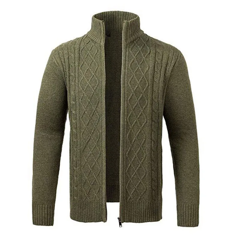 2019 New Sweater Men Autumn Winter Wool Zipper Knitted Cardigan Men Casual Slim Fit Warm Sweaters Turtleneck Men S-XXL Men Coat
2019 New Sweater Men Autumn Winter Wool Zipper Knitted Cardigan Men Casual Slim Fit Warm Sweaters Turtleneck Men S-XXL Men Coat