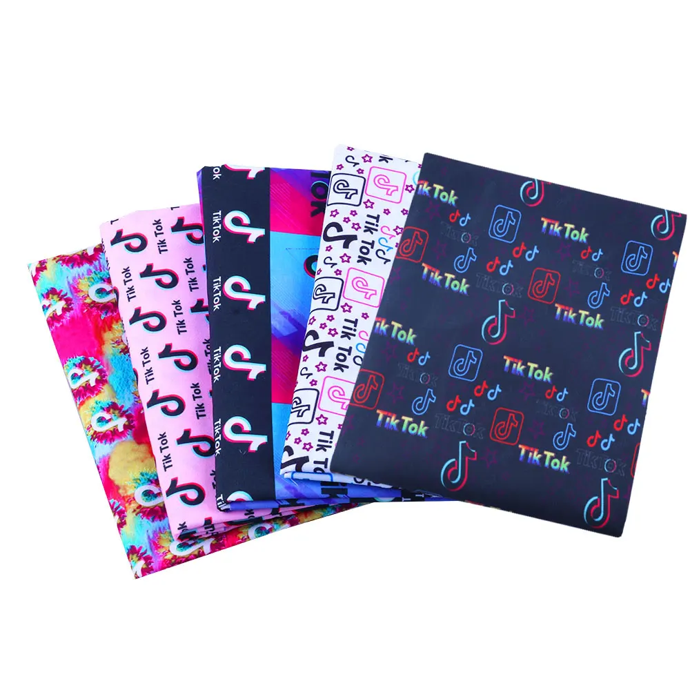 50*145cm TIKTOK pattern Polyester cotton Fabric Patchwor Printed for Tissue Kids Home Textile for Sewing Doll Dress Curtain
50*145cm TIKTOK pattern Polyester cotton Fabric Patchwor Printed for Tissue Kids Home Textile for Sewing Doll Dress Curtain